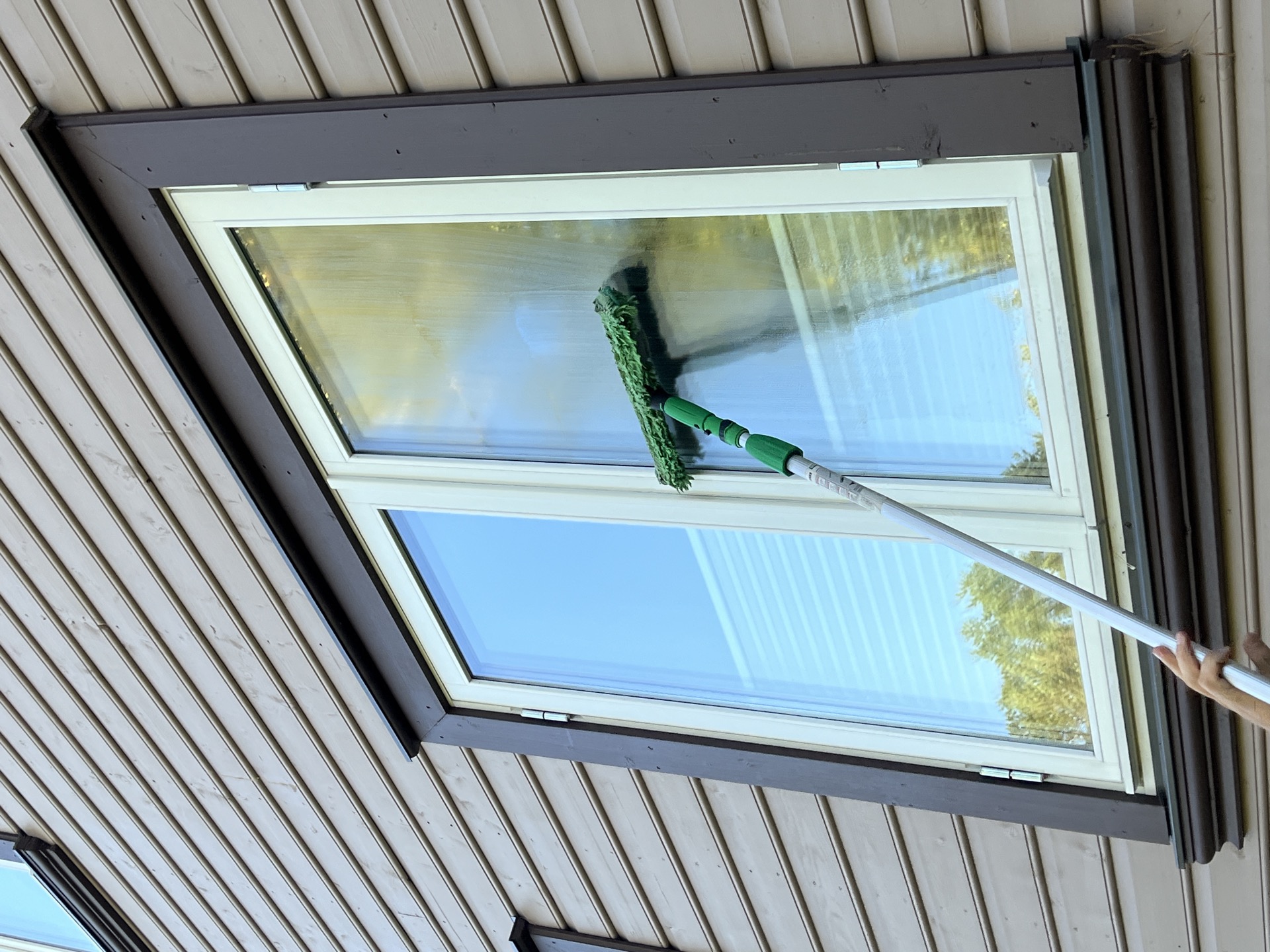 Puhtad aknad pärast pesu